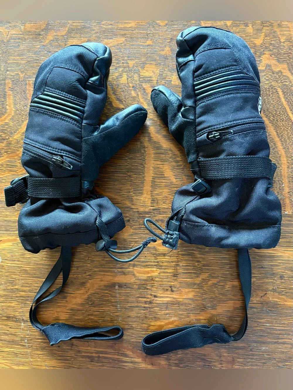 REI Co-op Child Kids Black Winter Ski Snowboard Mittens Small